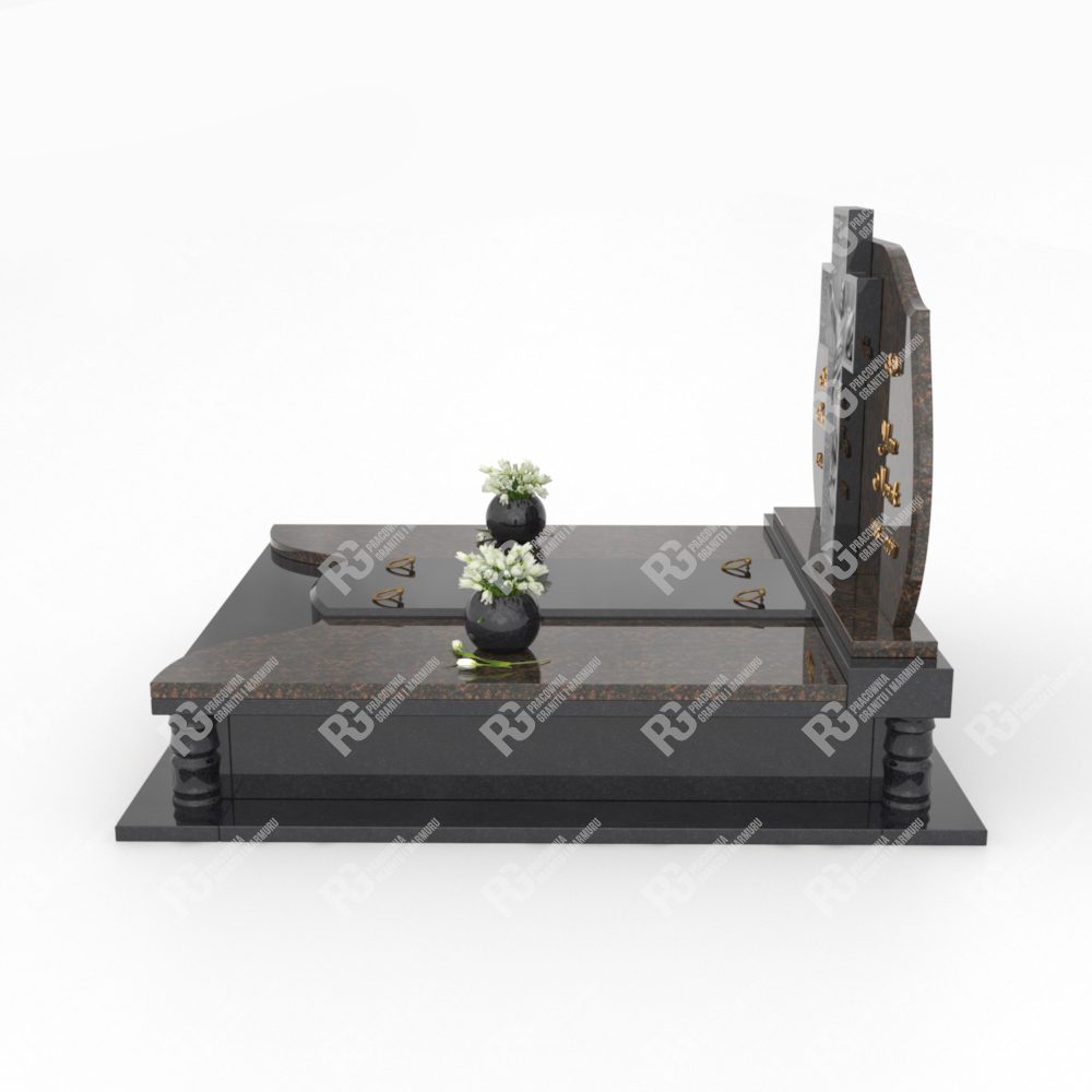 Doppelgrabmal mit Skulptur von Jesus Christus CK 25+360 – photo №1
