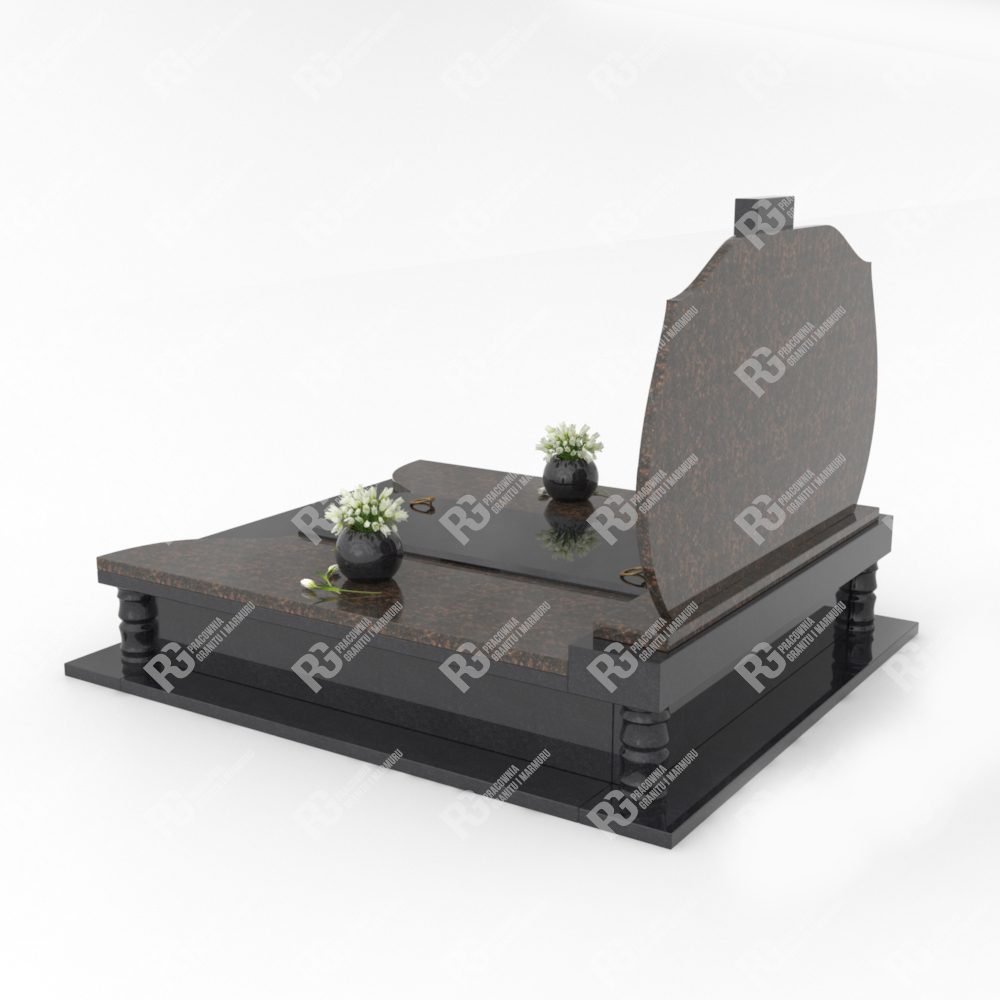 Doppelgrabmal mit Skulptur von Jesus Christus CK 25+360 – photo №12
