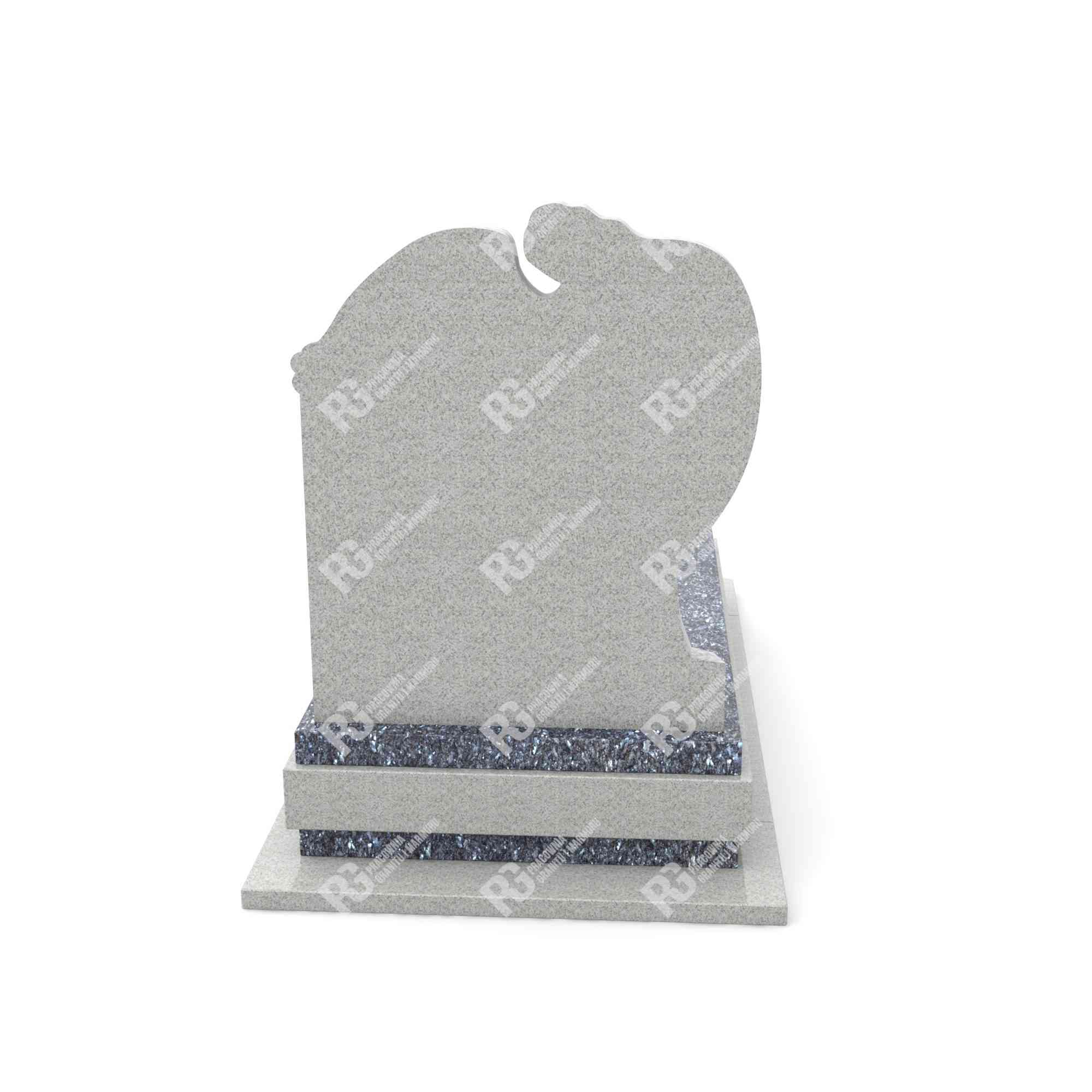 Einzelgrabstein mit Engelskulptur mit Flügeln CK 1+360 – photo №5