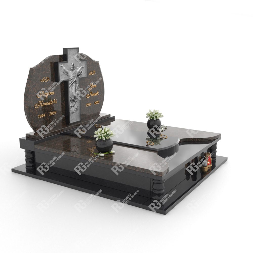 Doppelgrabmal mit Skulptur von Jesus Christus CK 25+360 – photo №6