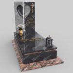 Einzelgrabstein mit Skulptur in Herzform K 3 Foto 36