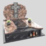 Doppelgrabmal mit Skulptur von Jesus Christus CK 25 Foto 34