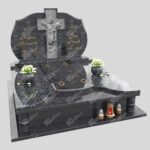 Doppelgrabmal mit Skulptur von Jesus Christus CK 25 Foto 35