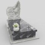 Einzel-Kindergrabstein mit Engelsfigur CK 10 Foto 36