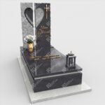 Einzelgrabstein mit Skulptur in Herzform K 3 Foto 38