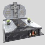 Doppelgrabmal mit Skulptur von Jesus Christus CK 25 Foto 39