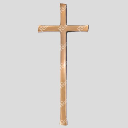 Elegantes Bronzekreuz für Friedhof und Grabmal 23-338.20