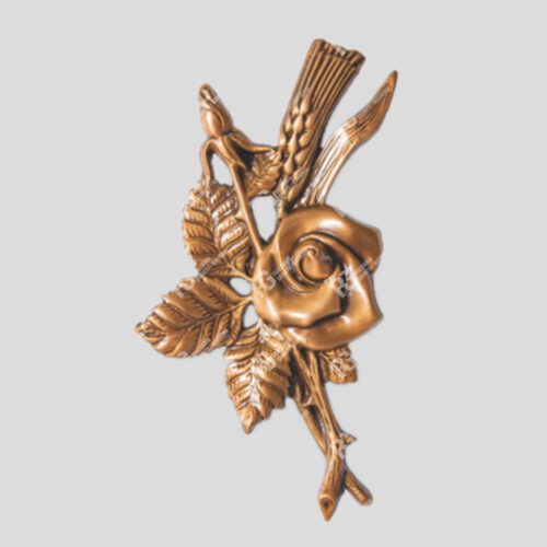 Grabsteindekoration - Grabmalverzierungen - Bronzeelement 29-350.16