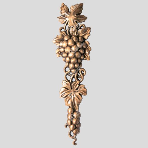 Grabschmuck - Bronze-Ornament mit Weinreben-Motiv 29-472.22