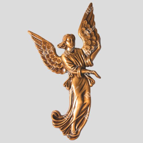 Grabsteindekoration - Grabschmuck - Bronzener Engel 31646.20