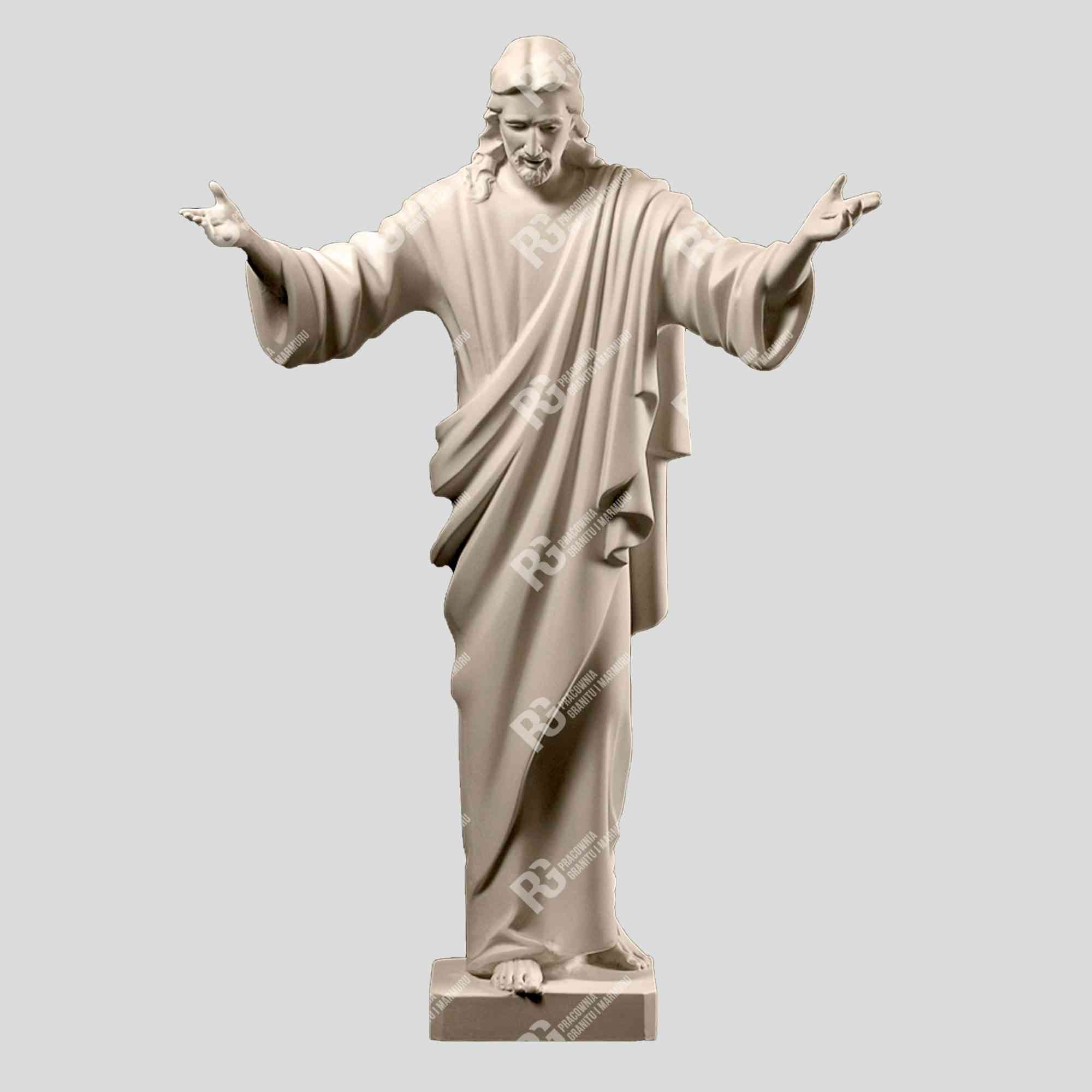 Jesus-Christus-Figur für den Friedhof auf das Grabmal (Skulptur CH-85-PG) Foto 20