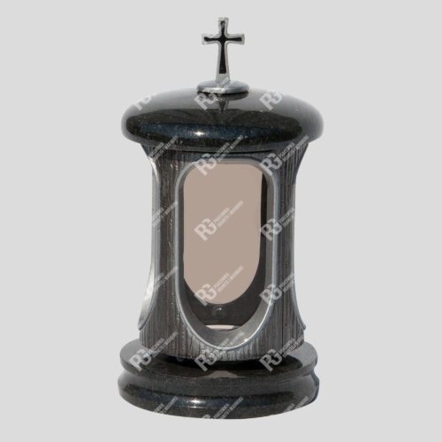 Elegante Grablaterne aus Granit 2 30x15 cm