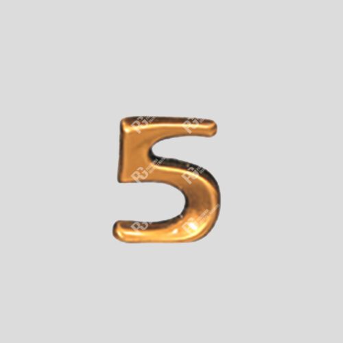 Element aus Bronze NUMERI-B