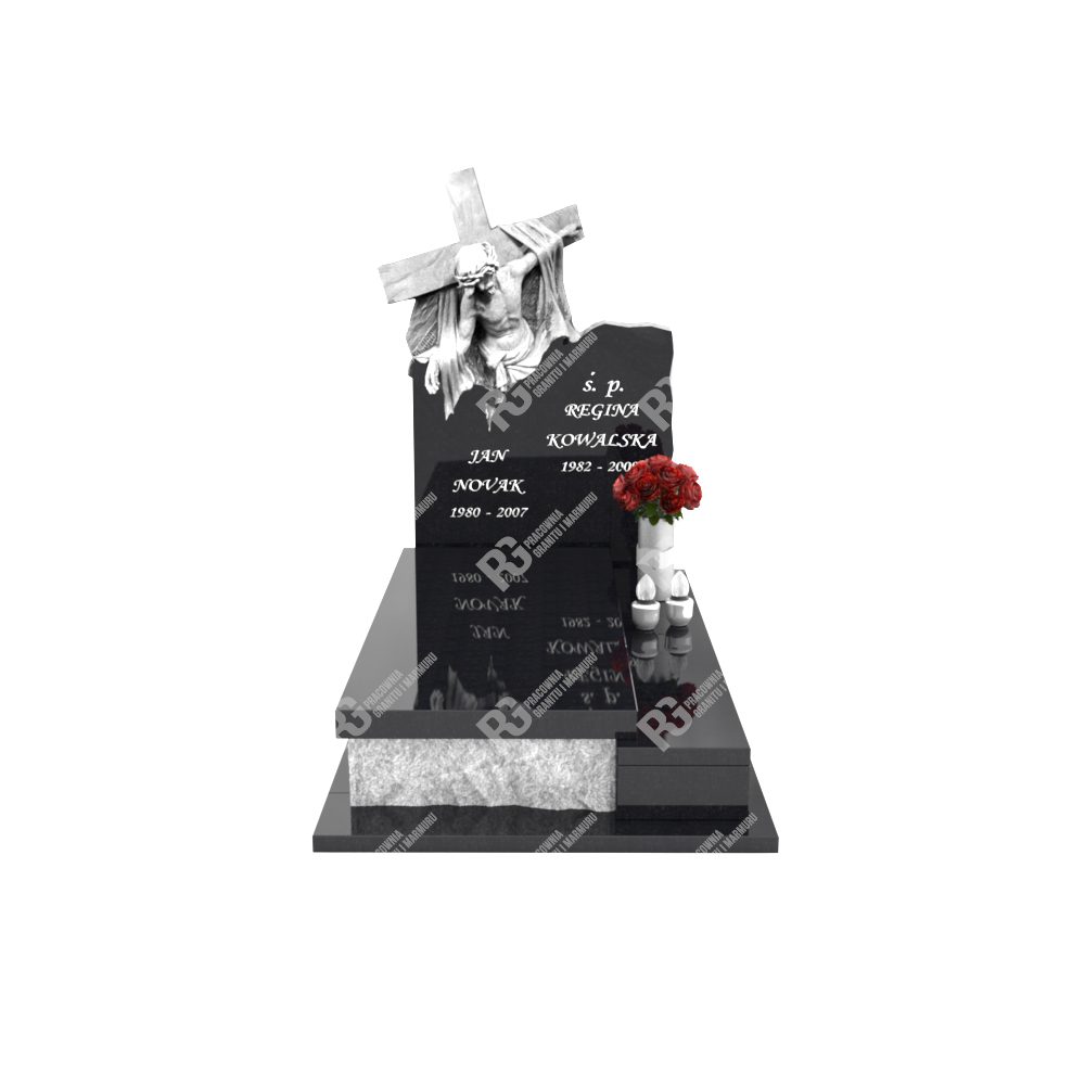 Einzelgrabstein mit Skulptur von Jesus Christus CK 22+360 – photo №11