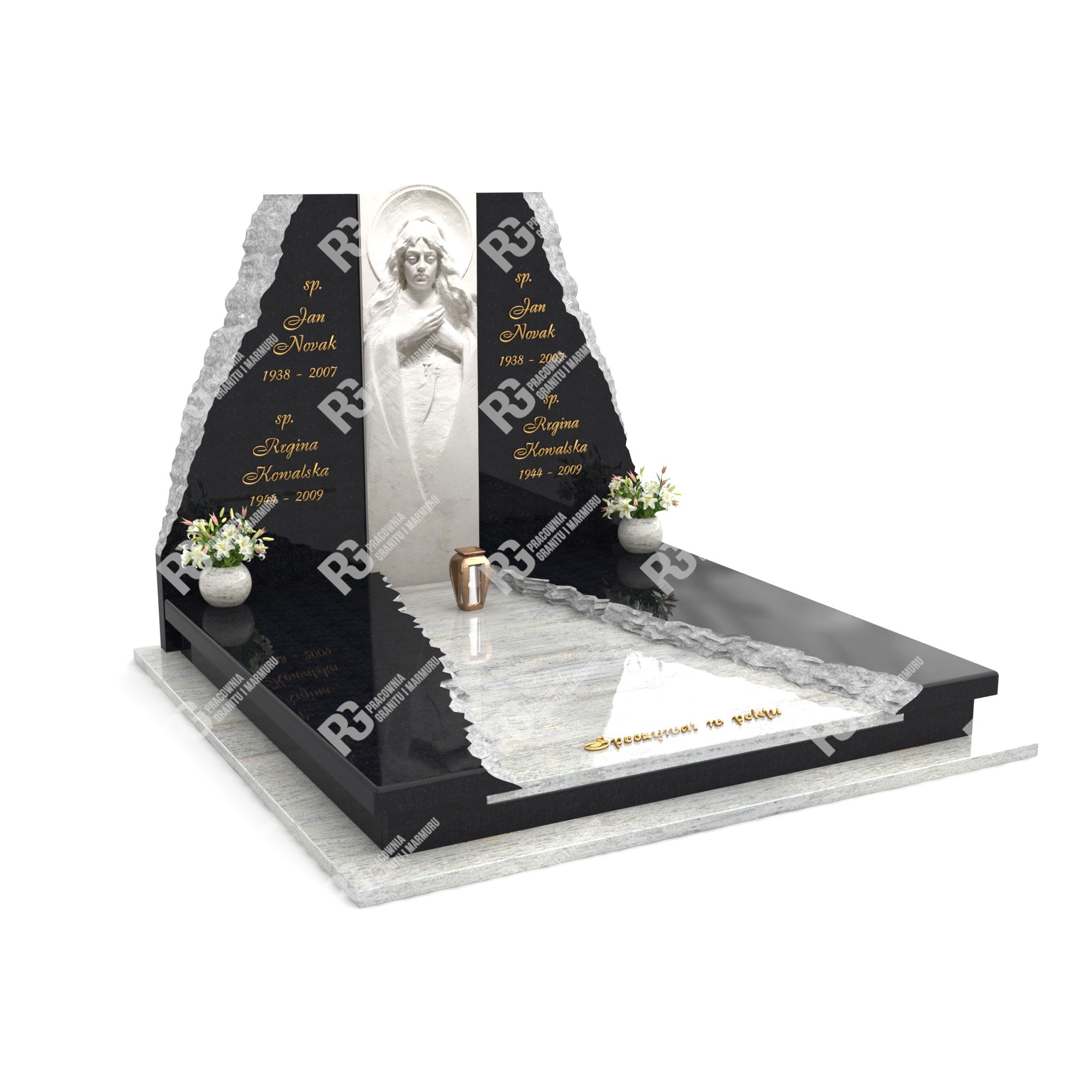 Doppelgrabmal mit Skulptur CK 28+360 – photo №11