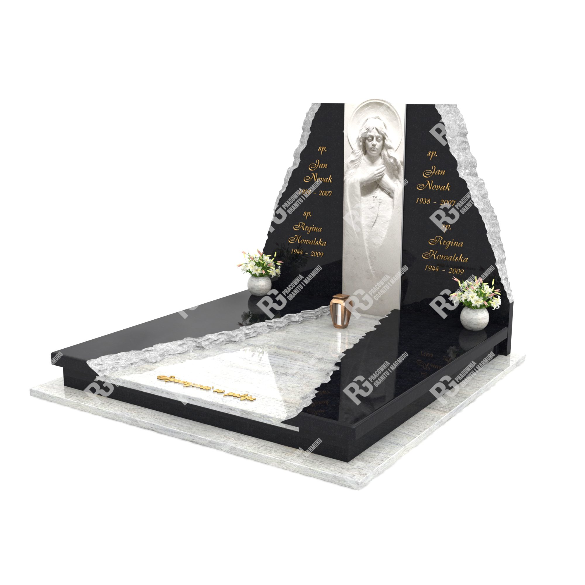 Doppelgrabmal mit Skulptur CK 28+360 – photo №9