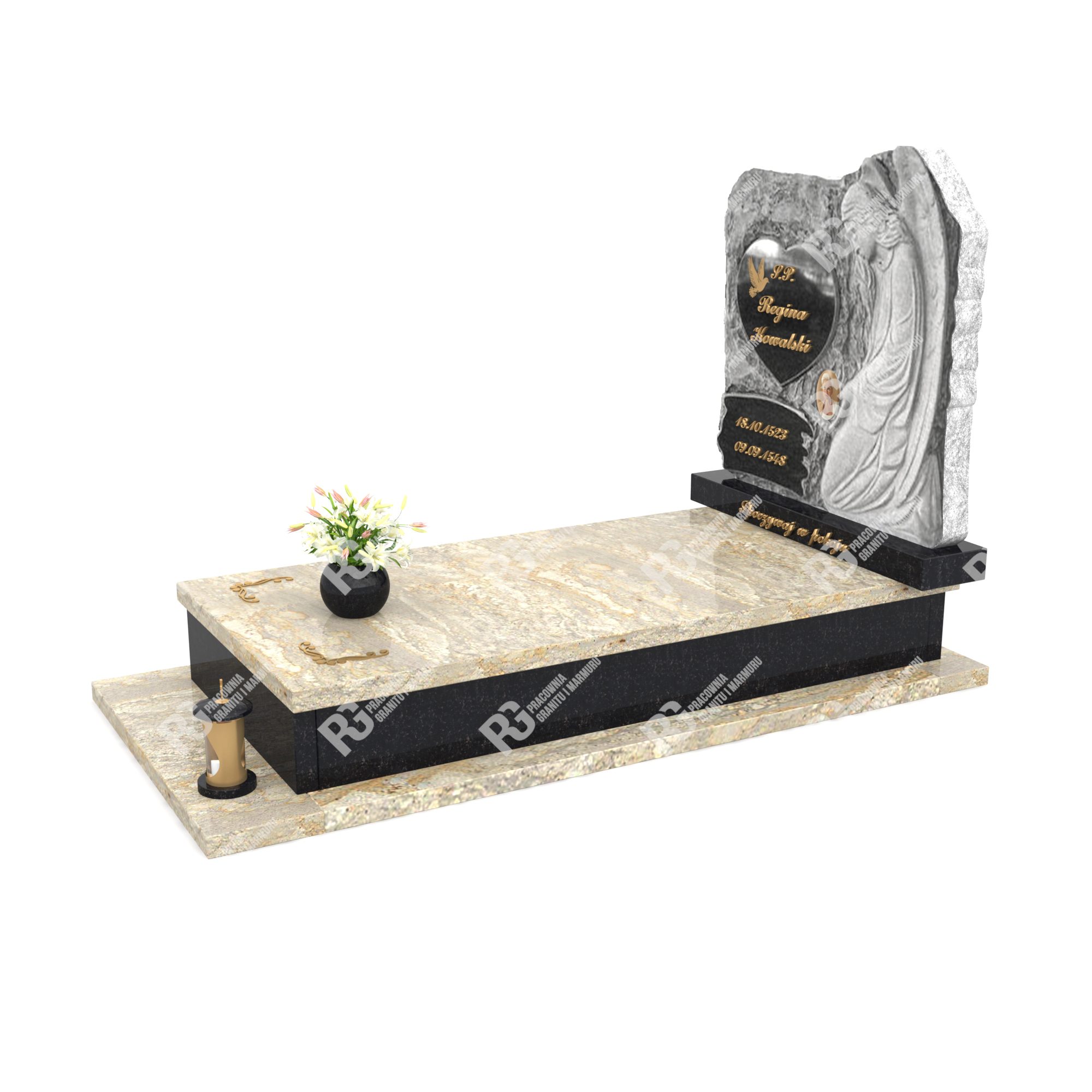 Einzelgrabstein mit Skulptur CK 13+360 – photo №10
