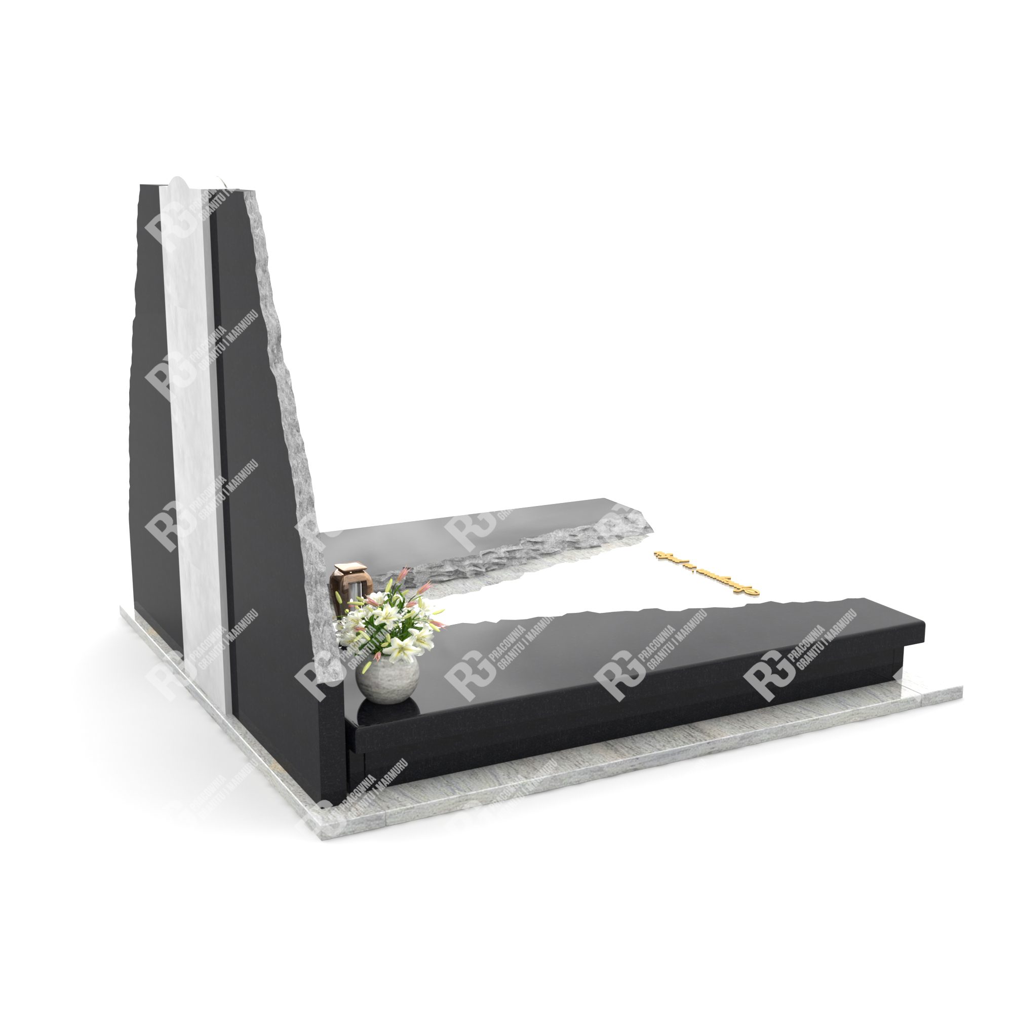 Doppelgrabmal mit Skulptur CK 28+360 – photo №2