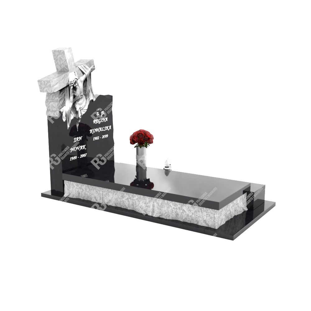 Einzelgrabstein mit Skulptur von Jesus Christus CK 22+360 – photo №1