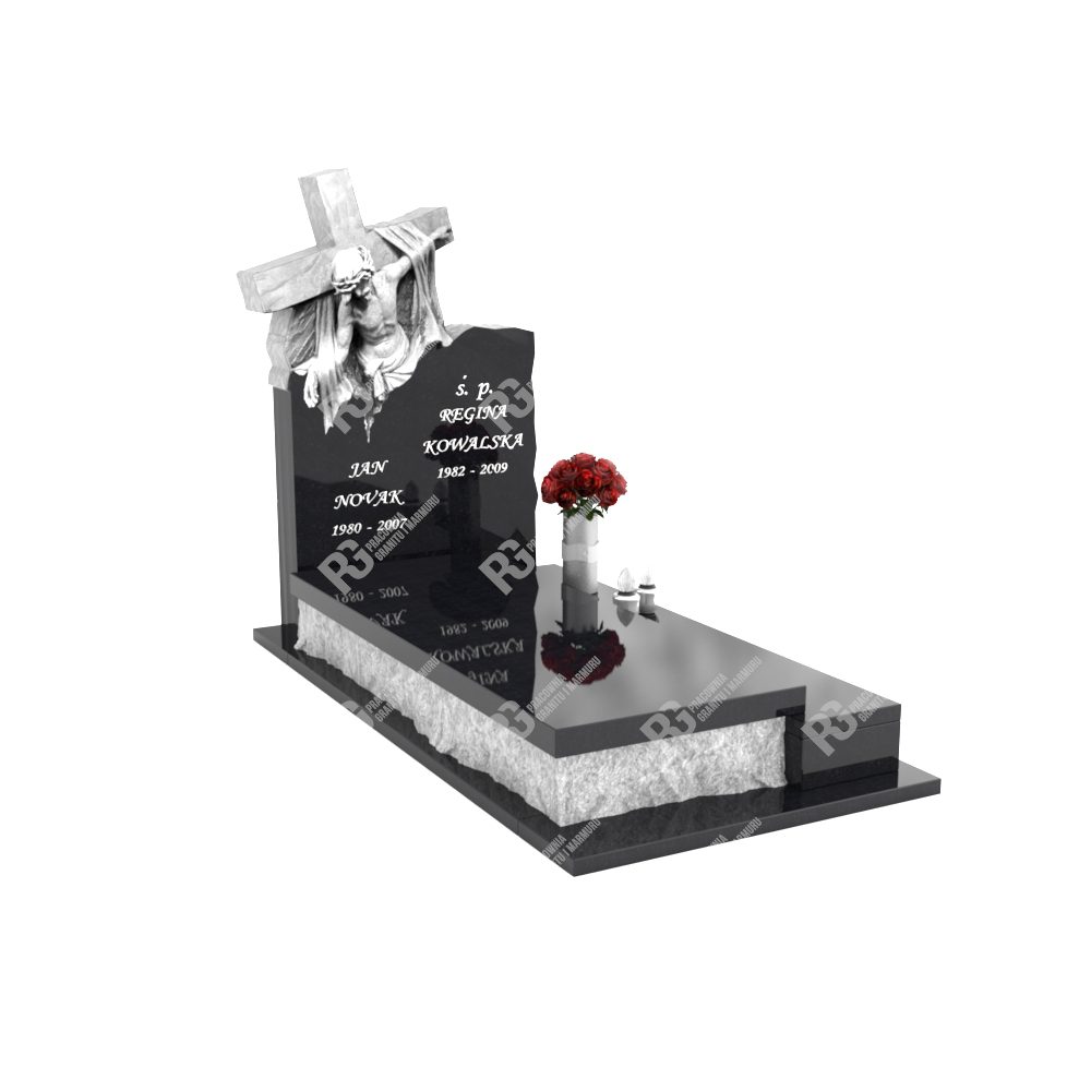 Einzelgrabstein mit Skulptur von Jesus Christus CK 22+360 – photo №12