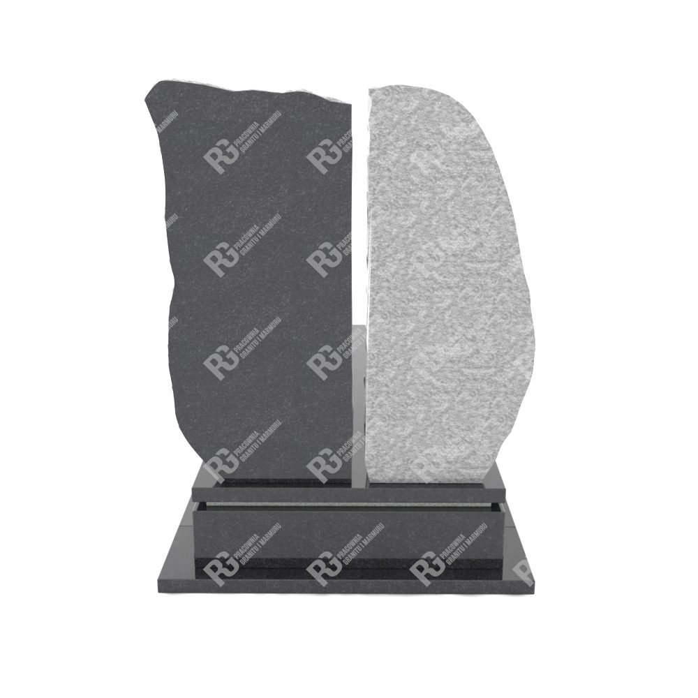 Einzelgrabstein mit Herzskulptur K 20+360 – photo №8