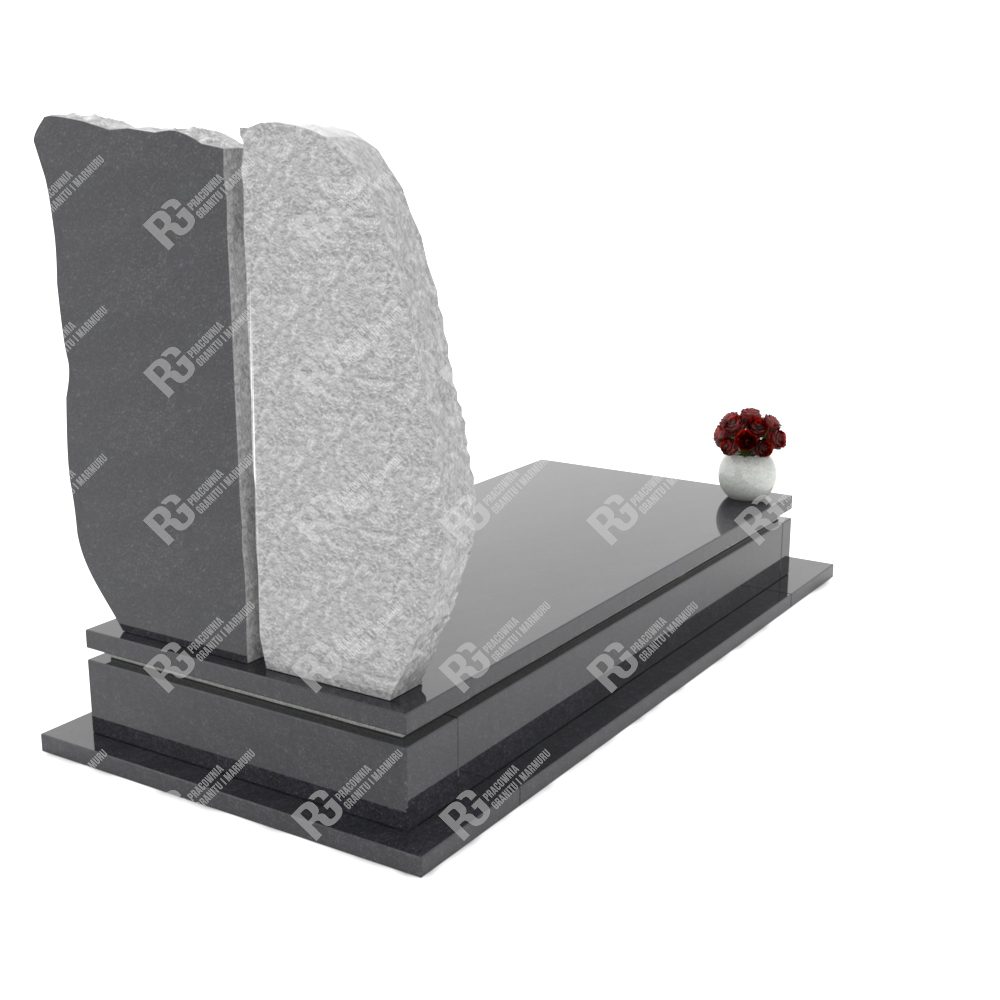 Einzelgrabstein mit Herzskulptur K 20+360 – photo №9