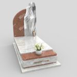 Moderner Einzelgrabstein mit Skulptur CK 19 Foto 34