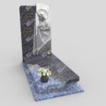 Einzelgrabstein mit Skulptur der Muttergottes aus Marmor CK 26 Foto 35