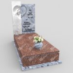 Einzelgrabstein mit Skulptur der Mutter Gottes aus Marmor CK 16 Foto 37