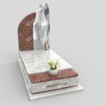 Moderner Einzelgrabstein mit Skulptur CK 19 Foto 37