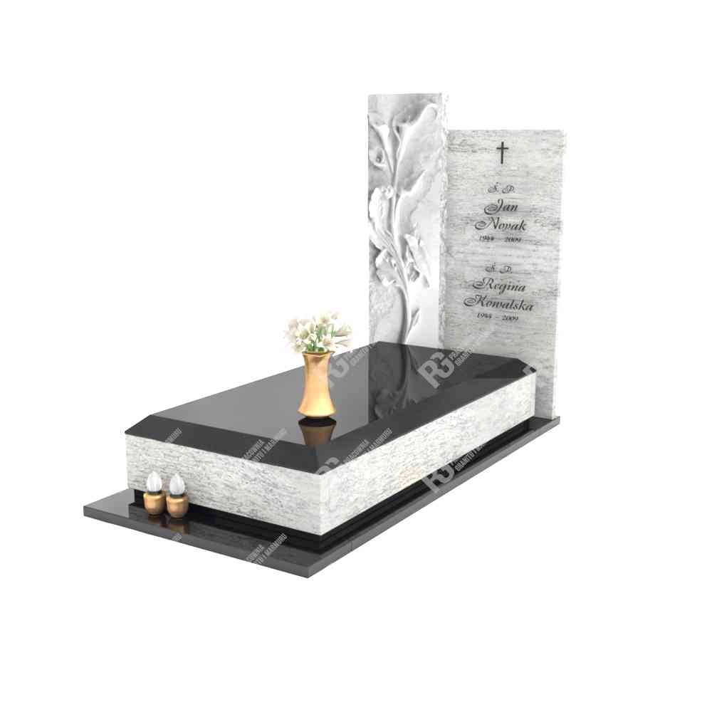 Einzelgrabstein mit Calla-Skulptur CK 21+360 – photo №10