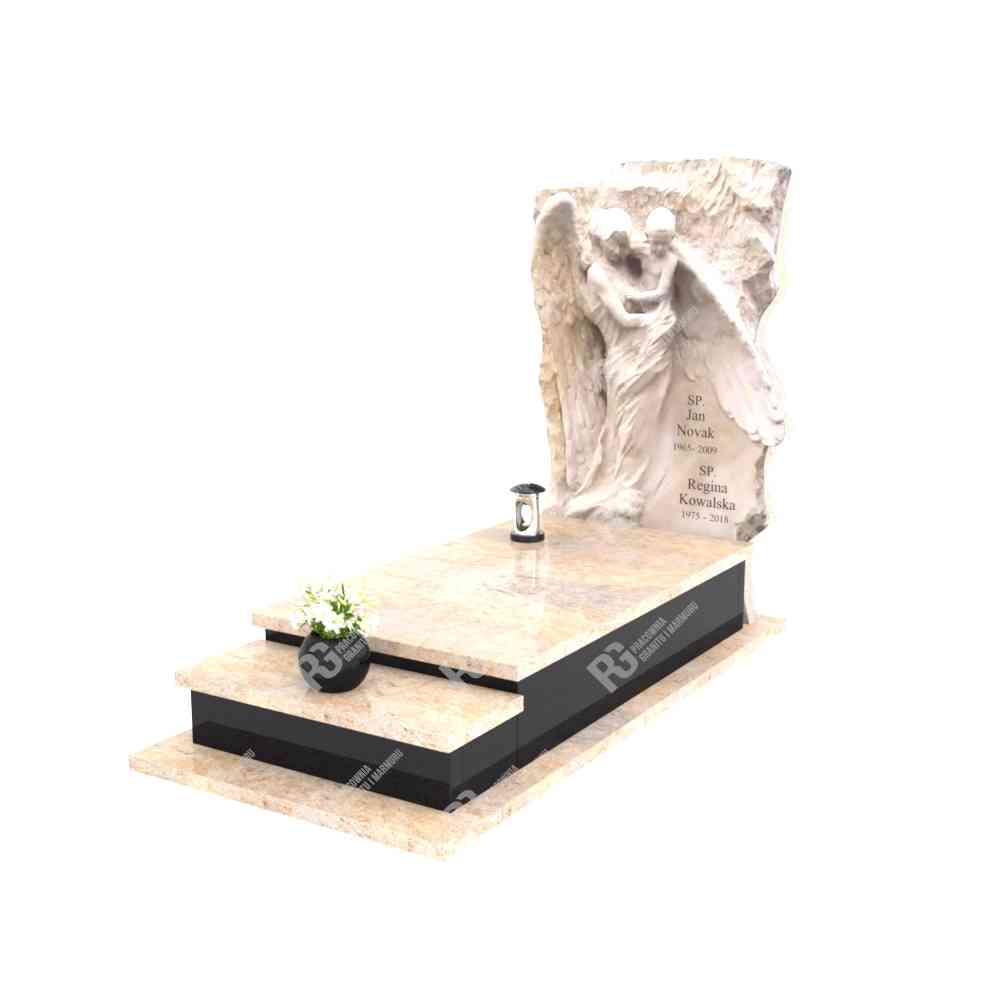 Moderner Einzelgrabstein mit Skulptur CK 31+360 – photo №10