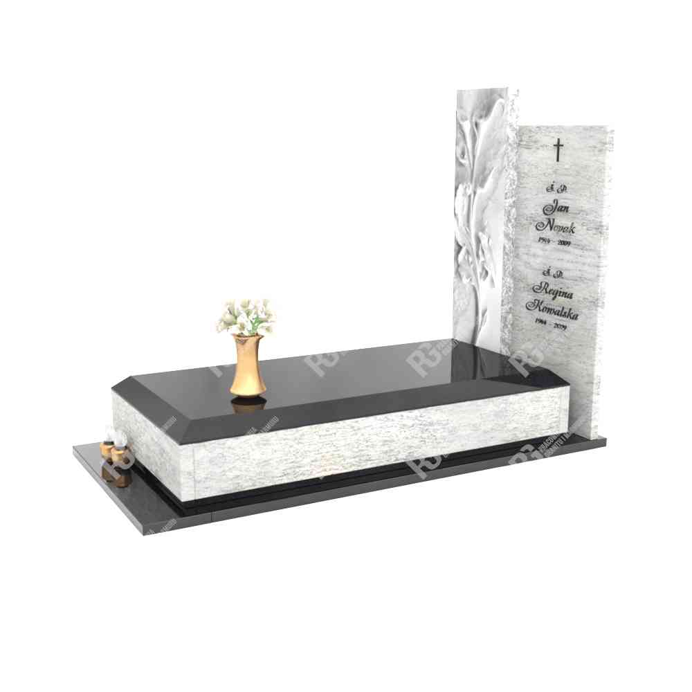 Einzelgrabstein mit Calla-Skulptur CK 21+360 – photo №9