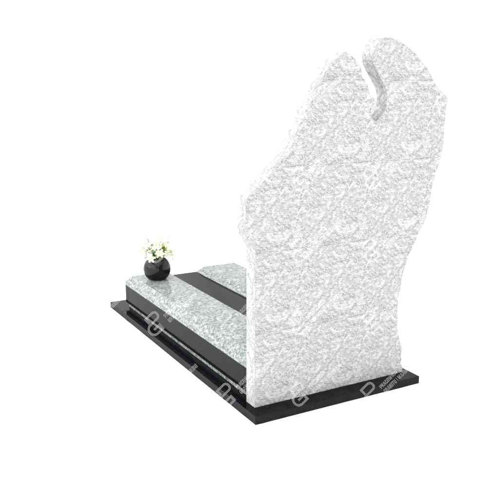 Einzelgrabstein mit Engelsfigur mit Flügeln CK 42+360 – photo №6