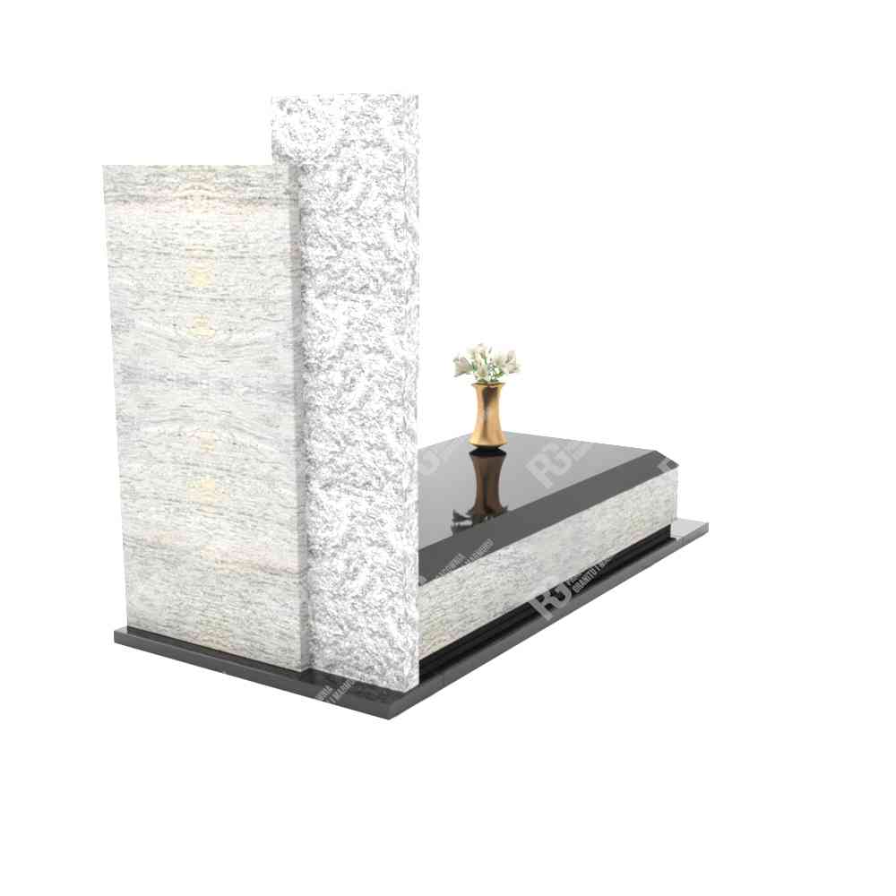 Einzelgrabstein mit Calla-Skulptur CK 21+360 – photo №4