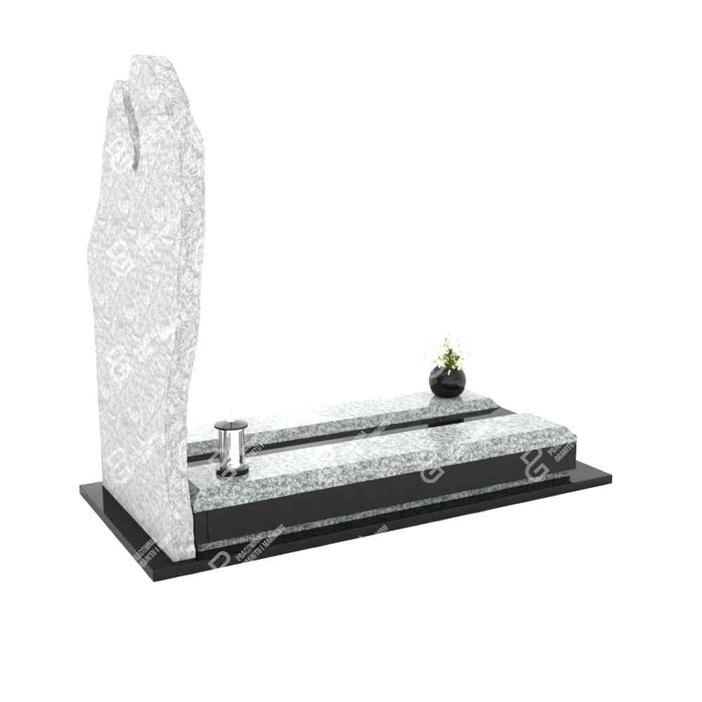 Einzelgrabstein mit Engelsfigur mit Flügeln CK 42+360 – photo №3