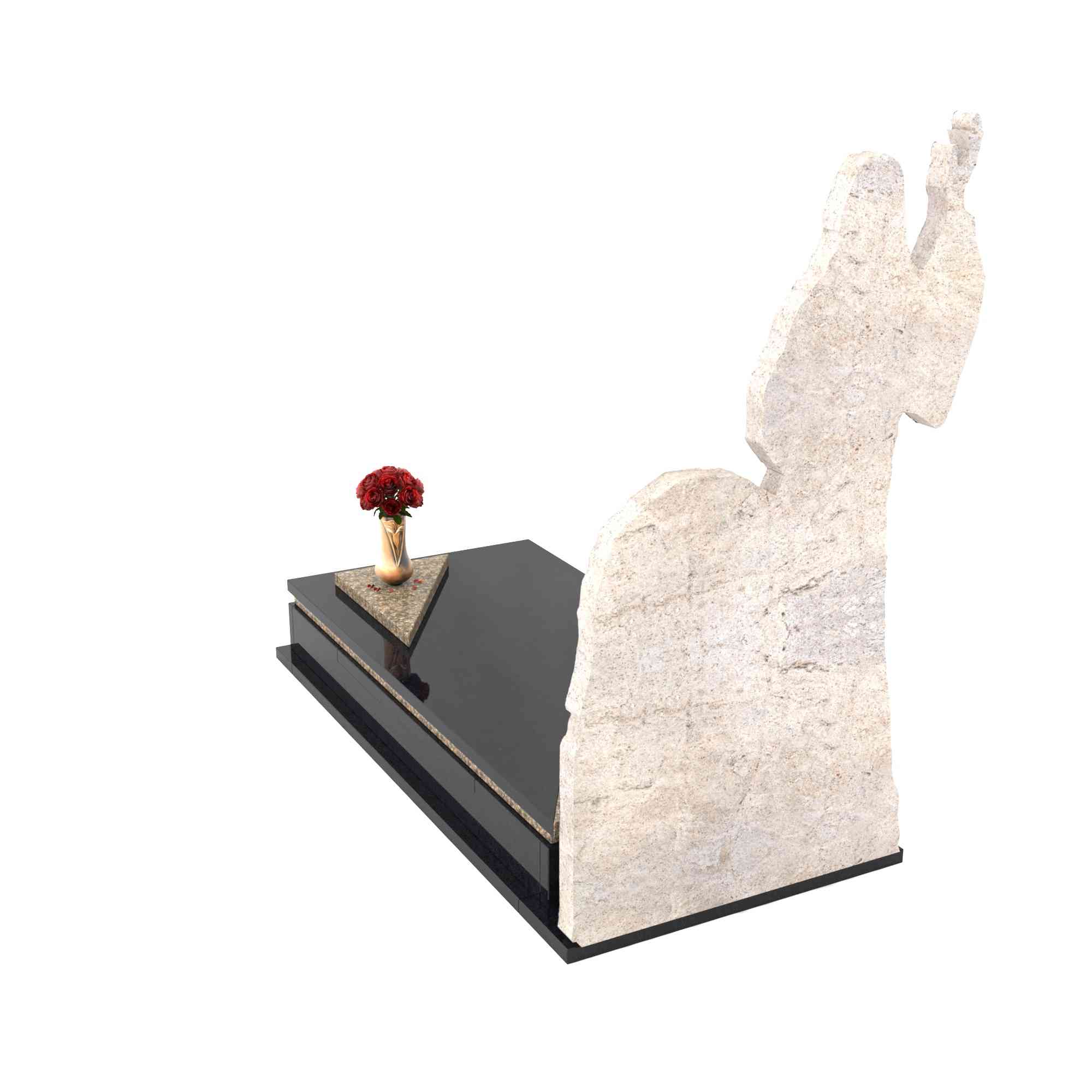 Einzelgrabstein mit Skulptur von Jesus Christus CK 44+360 – photo №3