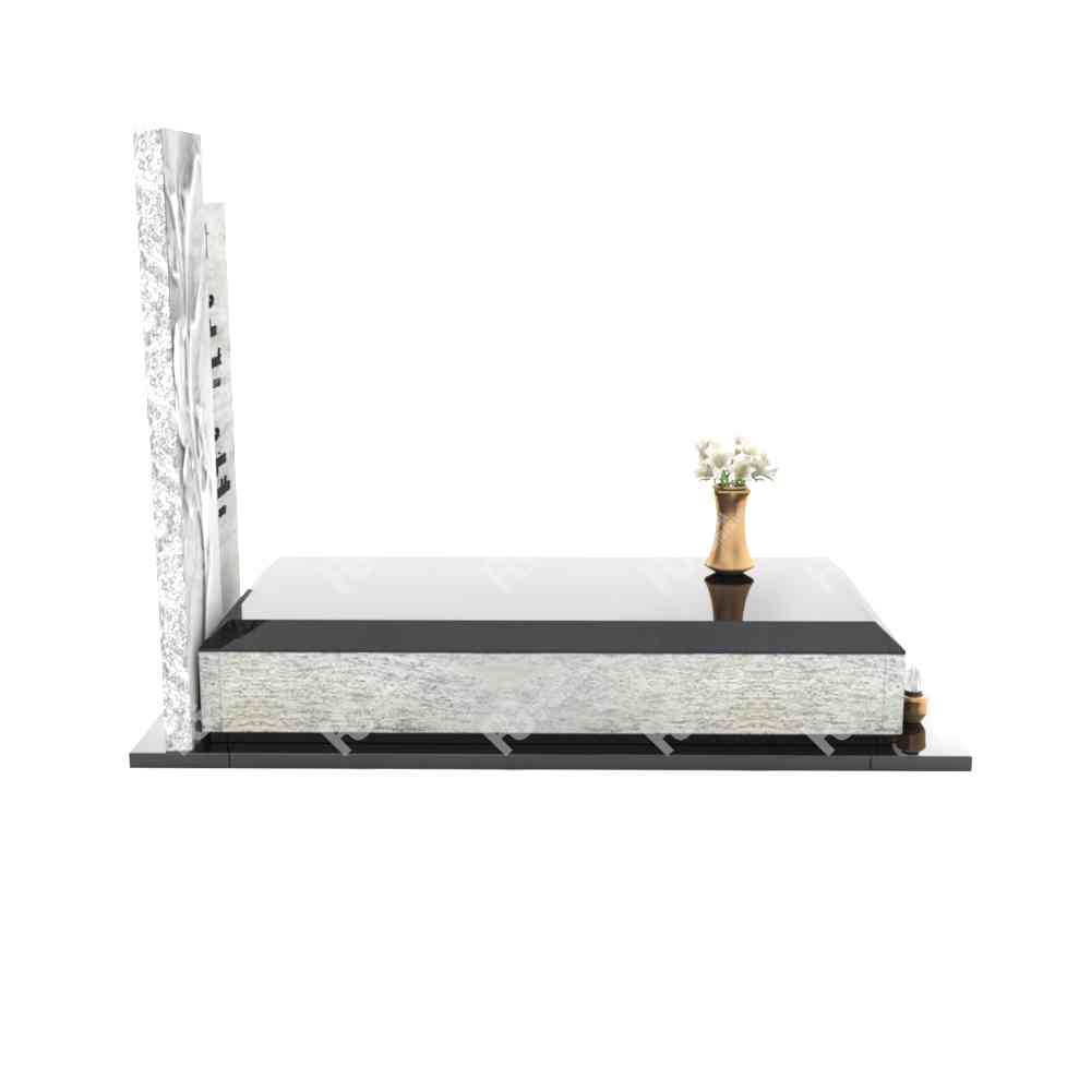 Einzelgrabstein mit Calla-Skulptur CK 21+360 – photo №2