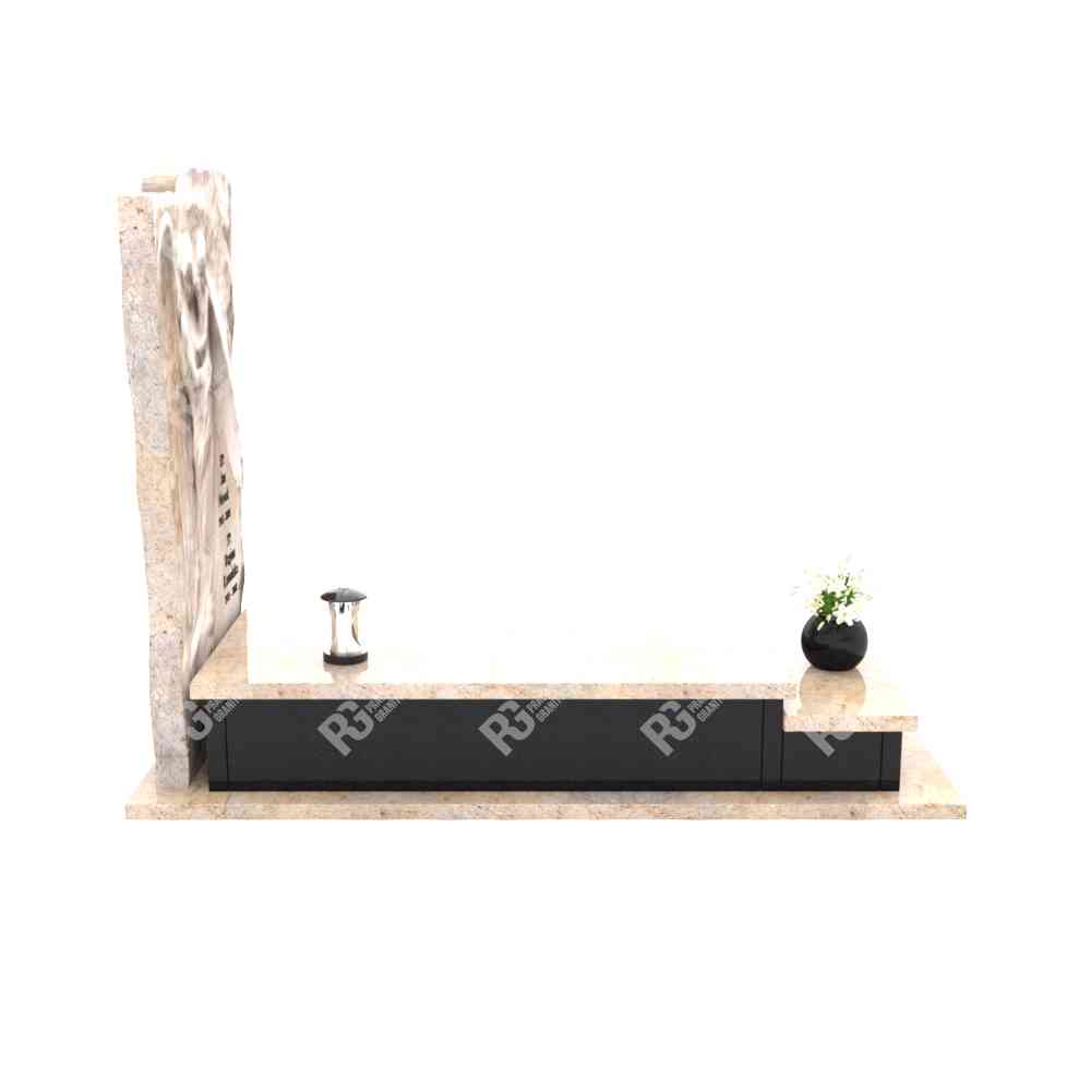 Moderner Einzelgrabstein mit Skulptur CK 31+360 – photo №2