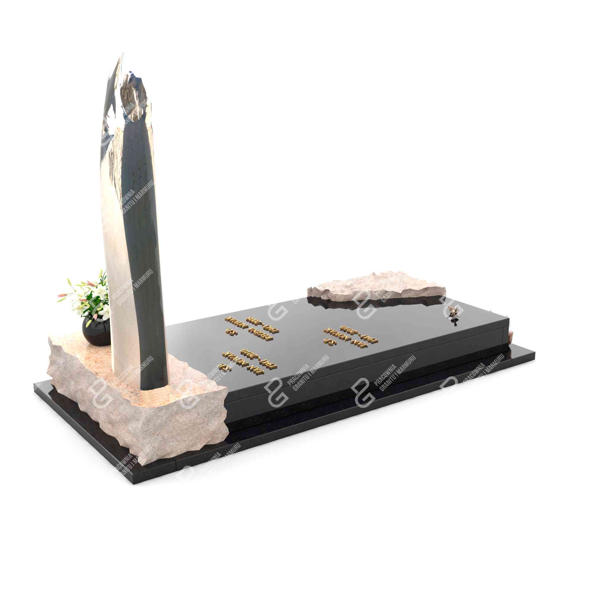 Einzelgrabstein mit Adlerskulptur CK 40+360 – photo №2