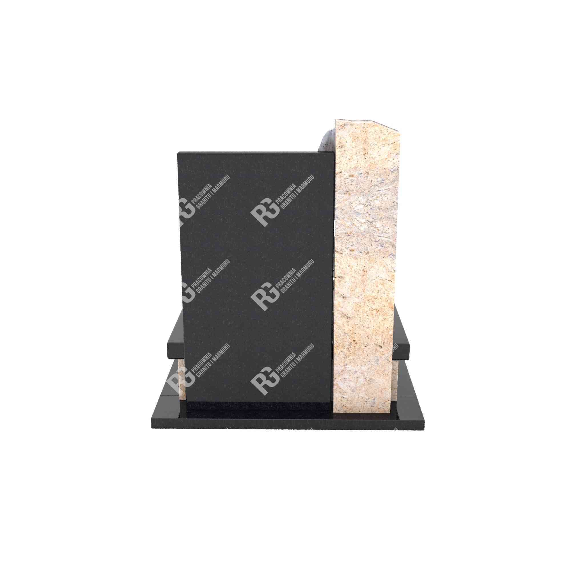 Einzelgrabstein mit Calla-Skulptur CK 29+360 – photo №2