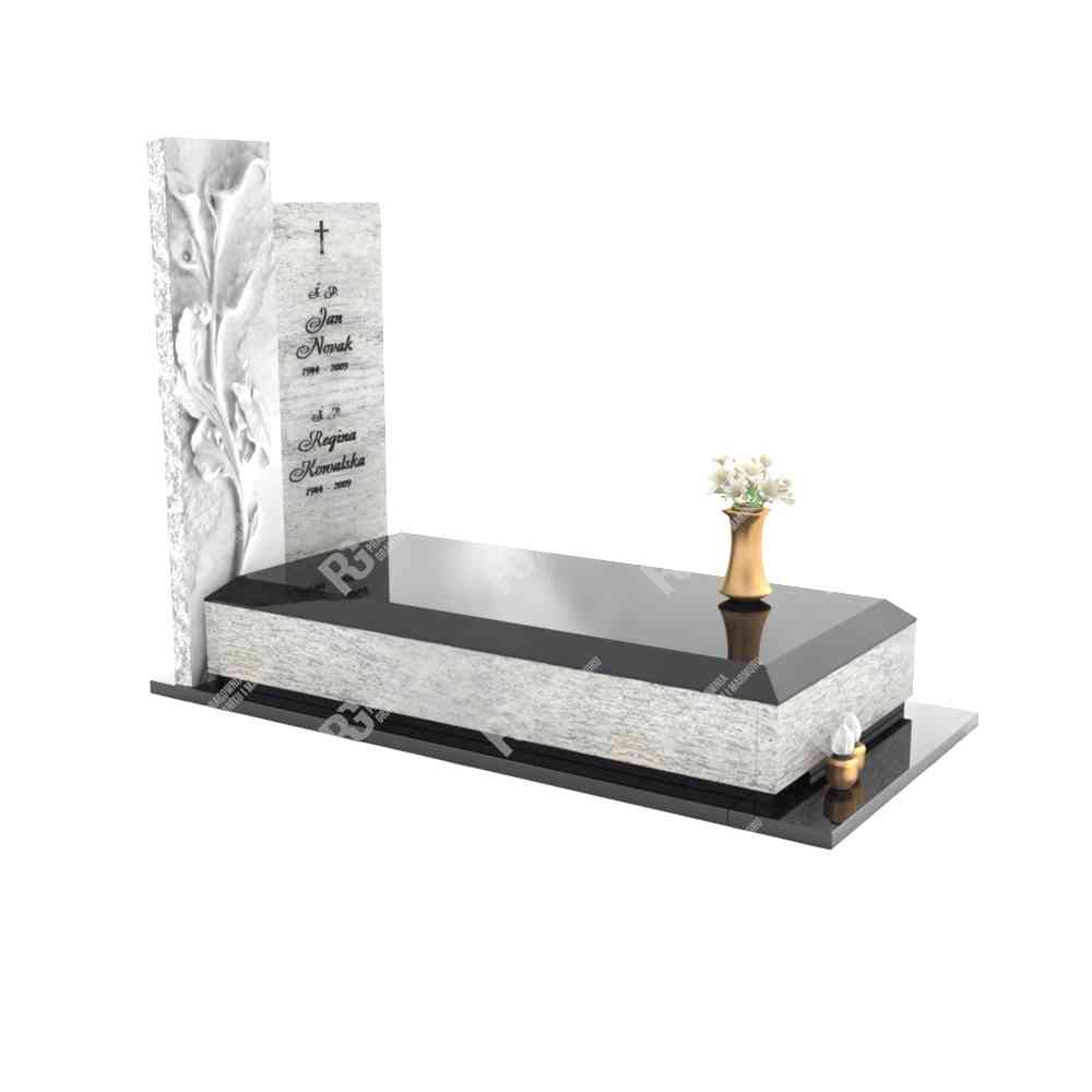 Einzelgrabstein mit Calla-Skulptur CK 21+360 – photo №1