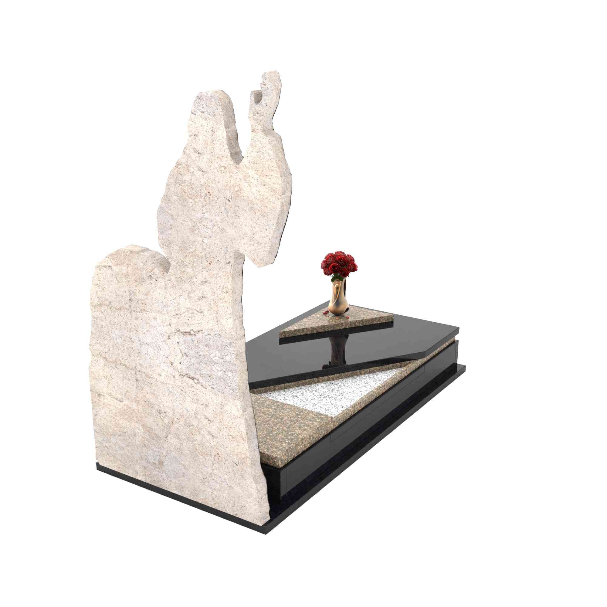 Einzelgrabstein mit Skulptur von Jesus Christus CK 44+360 – photo №1