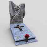 Einzelgrab mit Skulptur des gekreuzigten Jesus Christus CK 47 Foto 35