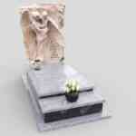 Moderner Einzelgrabstein mit Skulptur CK 31 Foto 36