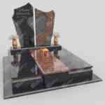 Doppelgrabstein mit Herzskulptur KD 7 Foto 40
