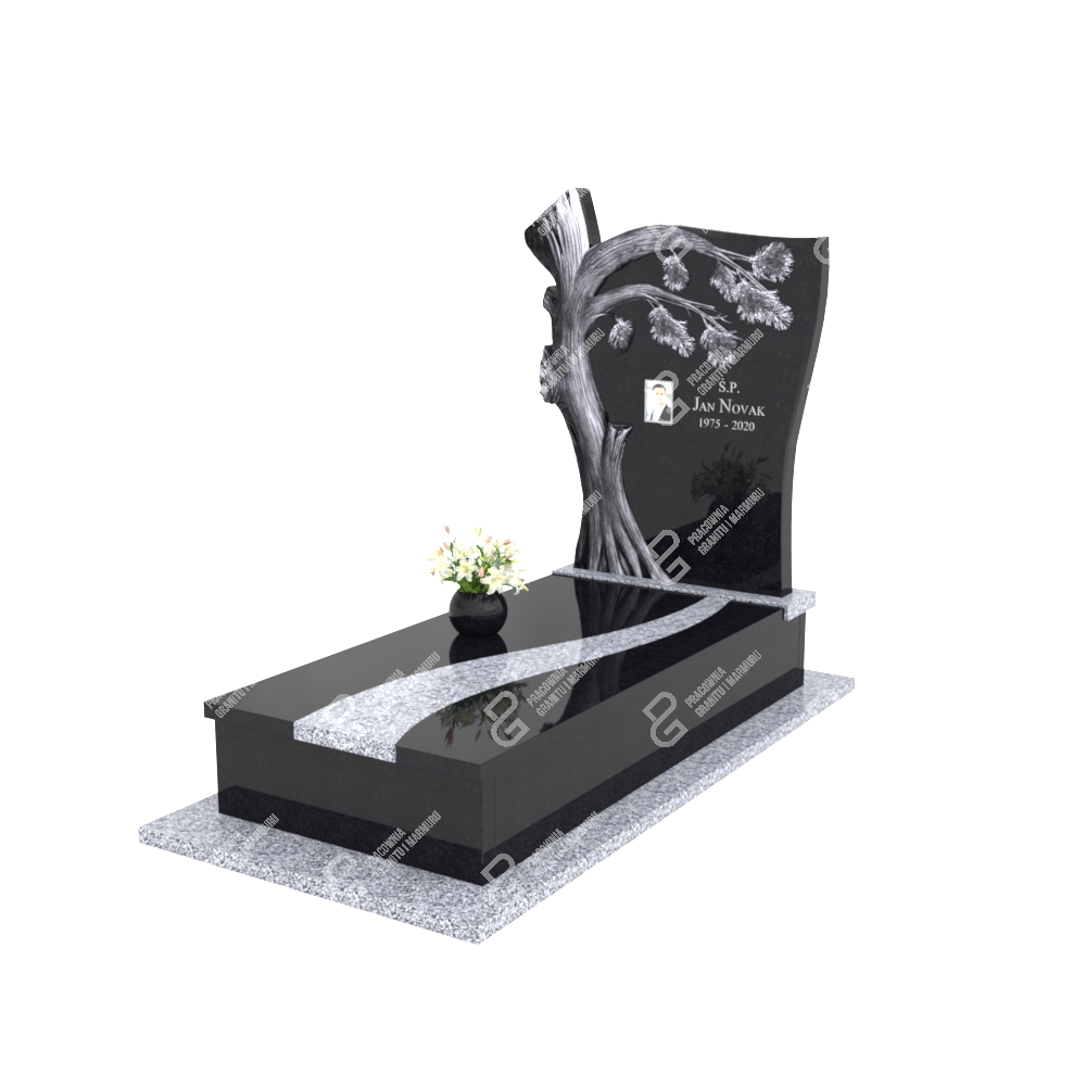 Einzelgrabstein mit Baumskulptur CK 50+360 – photo №10