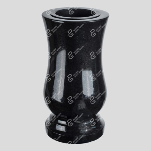 Granitvase für Grabstein (Vase gedreht W1 14.5x28)