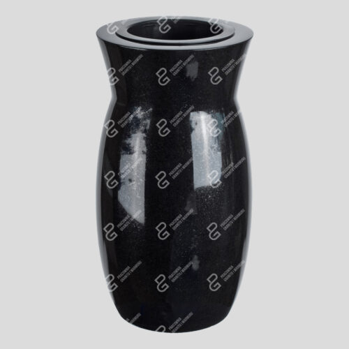 Granitvase für Grabstein (Gedrehte Vase W10 14.5x28)