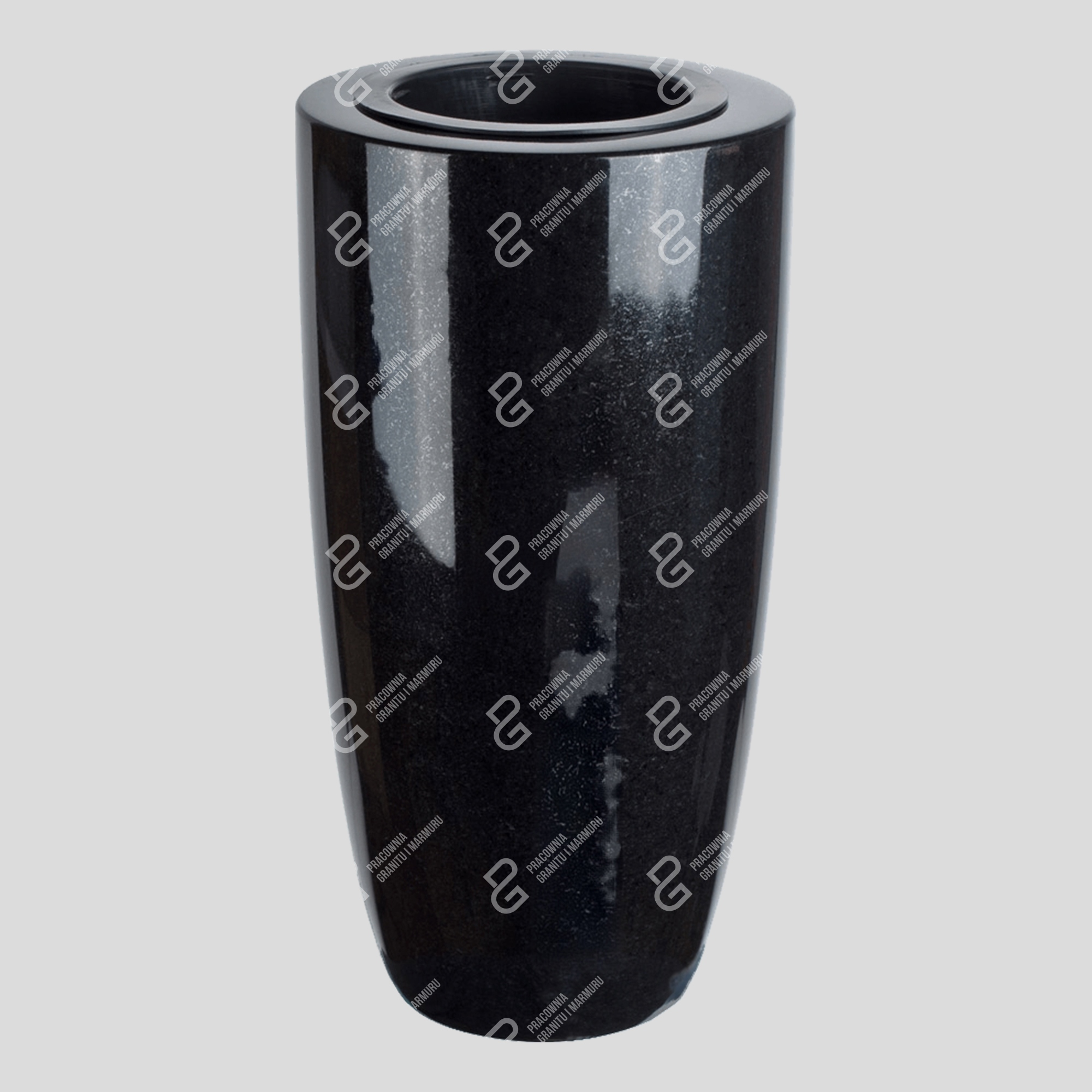 Granit-Grabvase (Gedrehte Vase W12 14.5×28) Foto 19